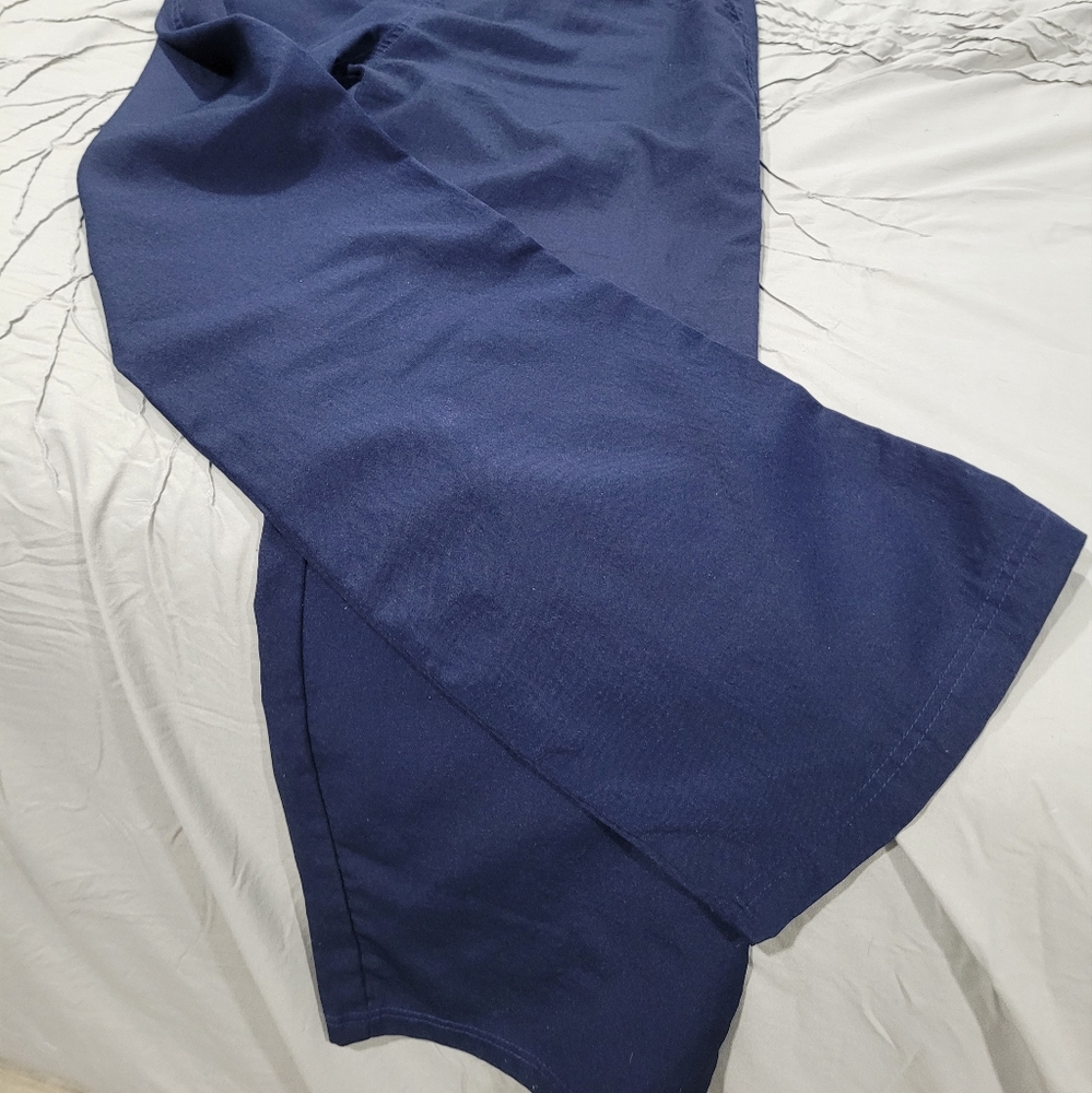 Women's Navy Yoga Scrub Pants